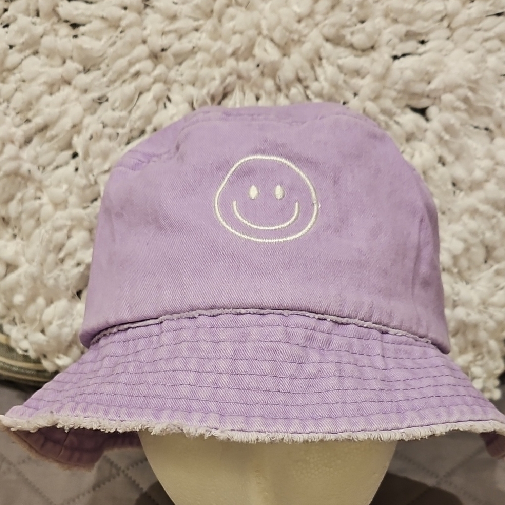 David and Young Purple 100% Cotton Bucket Hat - Picture 2 of 14
